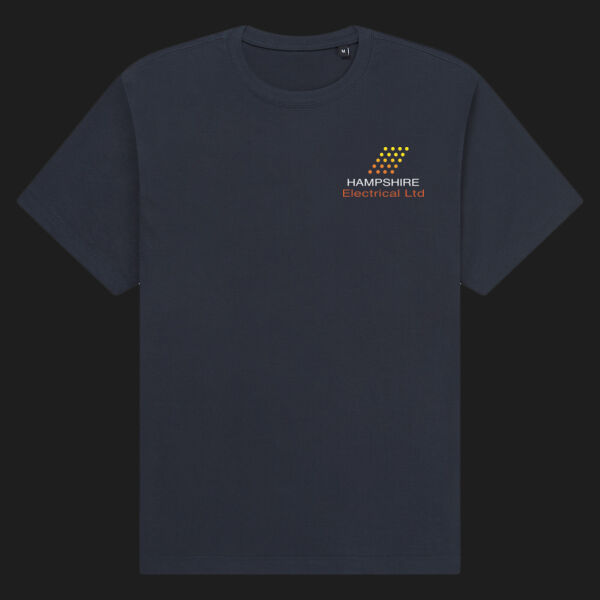 Printed Hampshire Electrical Left Chest - Organic Heavy T-Shirt Thumbnail