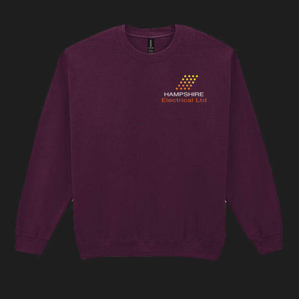Printed Hampshire Electrical Left Chest - Heavy Blend™ Adult Crewneck Sweatshirt Thumbnail