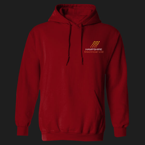 Printed Hampshire Electrical Left Chest - Heavy Blend™ Adult Hooded Sweatshirt Thumbnail
