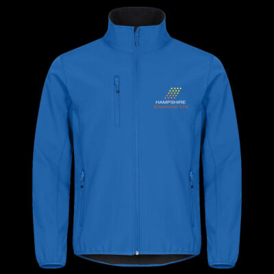 Printed Hampshire Electrical Left Chest - Classic Softshell Jacket Thumbnail
