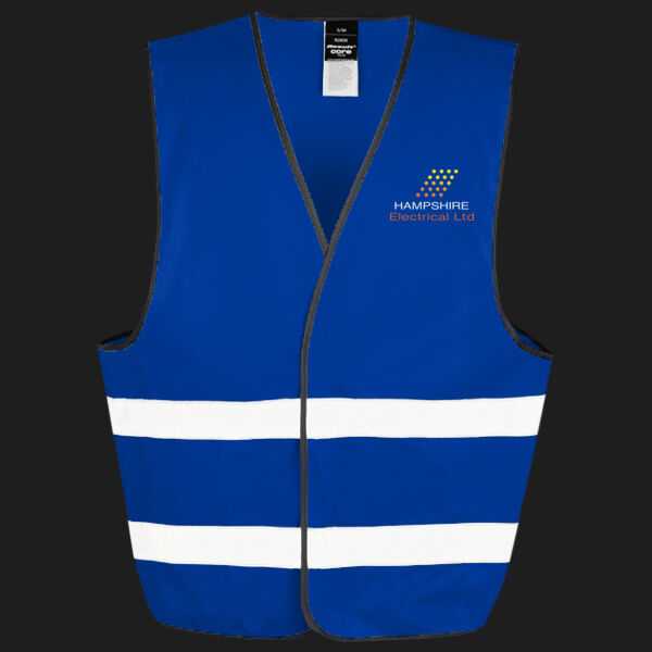 Printed Hampshire Electrical Left Chest - Enhance Visibility Vest Thumbnail