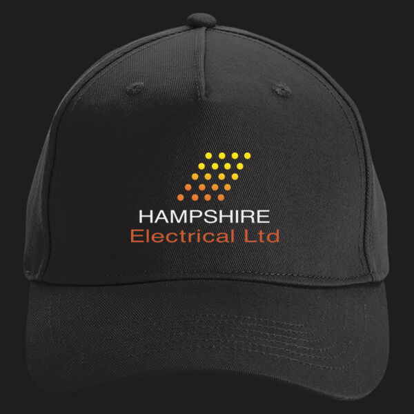 Printed Hampshire Electrical Left Chest - Organic Cotton 5 Panel Cap Thumbnail