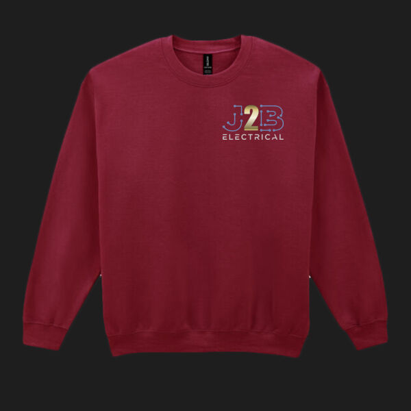 Printed J2B Electrical Left Chest - Heavy Blend™ Adult Crewneck Sweatshirt Thumbnail