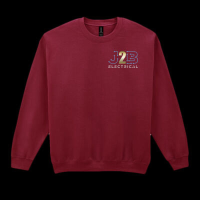 Printed J2B Electrical Left Chest - Heavy Blend™ Adult Crewneck Sweatshirt Thumbnail