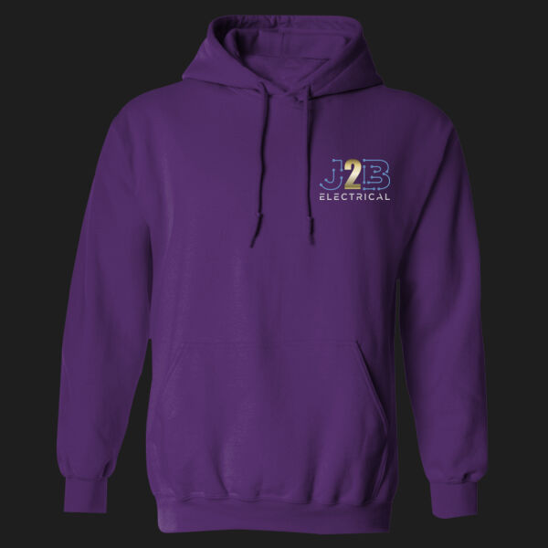 Printed J2B Electrical Left Chest - Heavy Blend™ Adult Hooded Sweatshirt Thumbnail
