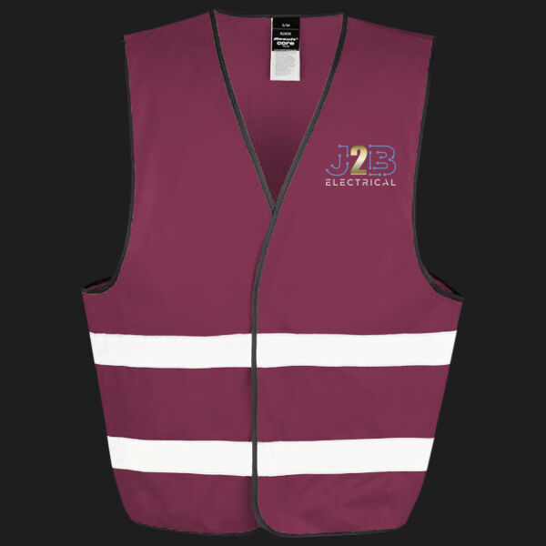 Printed J2B Electrical Left Chest - Enhance Visibility Vest Thumbnail