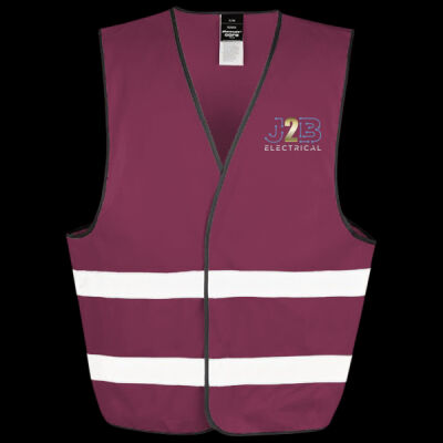 Printed J2B Electrical Left Chest - Enhance Visibility Vest Thumbnail