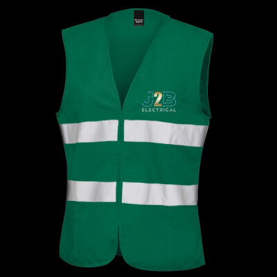 Printed J2B Electrical Left Chest - Women's Safety Vest Thumbnail