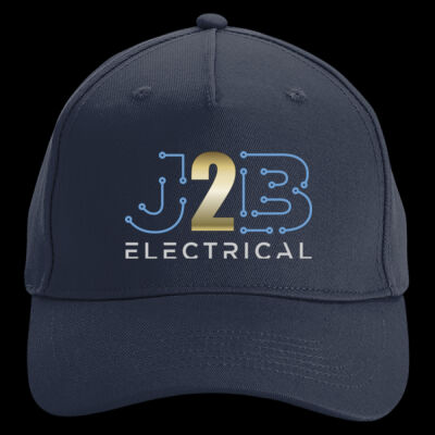 Printed J2B Electrical Left Chest - Organic Cotton 5 Panel Cap Thumbnail