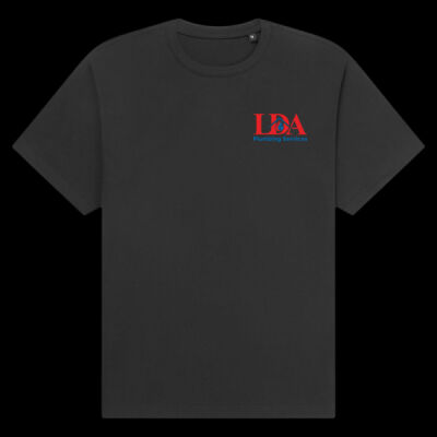 Printed LDA Plumbing Services Left Chest - Organic Heavy T-Shirt Thumbnail