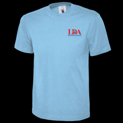 Printed LDA Plumbing Services Left Chest - Olympic T-shirt Thumbnail