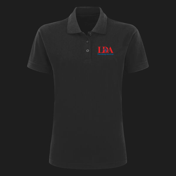 Printed LDA Plumbing Services Left Chest - UCC Ladies' Classic Polo Thumbnail
