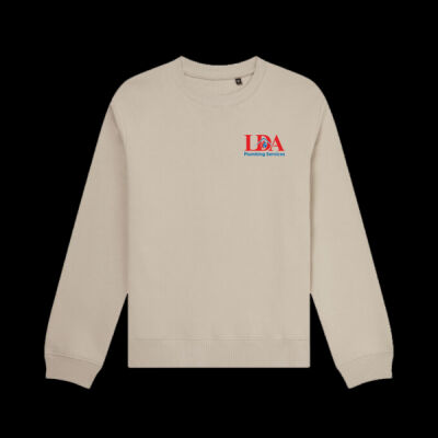 Printed LDA Plumbing Services Left Chest - Organic Sweatshirt Thumbnail