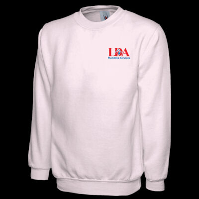 Printed LDA Plumbing Services Left Chest - Classic Sweatshirt Thumbnail