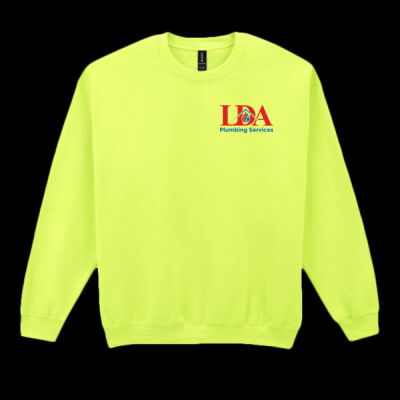 Printed LDA Plumbing Services Left Chest - Heavy Blend™ Adult Crewneck Sweatshirt Thumbnail