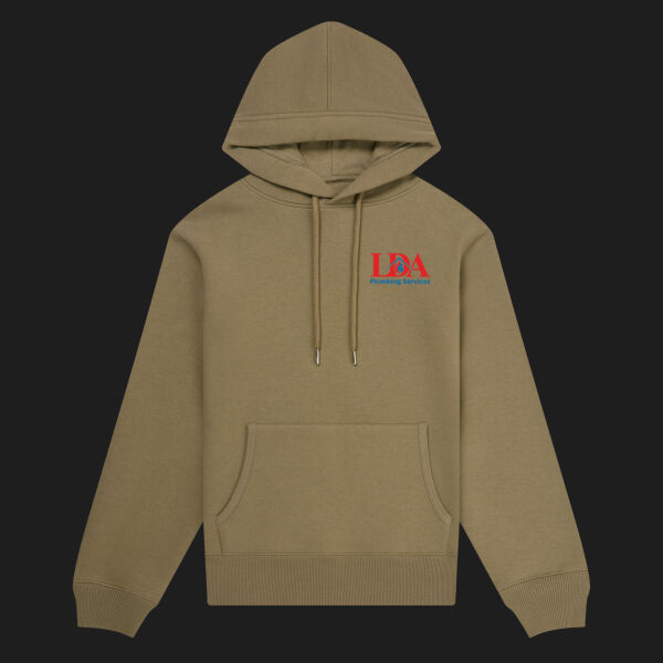 Printed LDA Plumbing Services Left Chest - Organic Hoodie Thumbnail