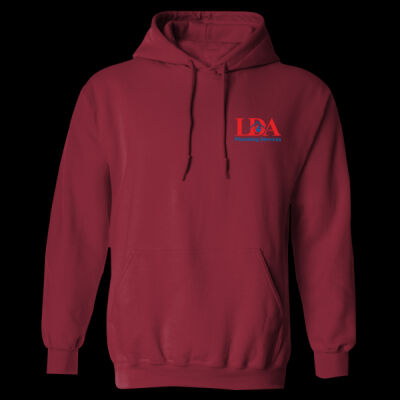 Printed LDA Plumbing Services Left Chest - Heavy Blend™ Adult Hooded Sweatshirt Thumbnail