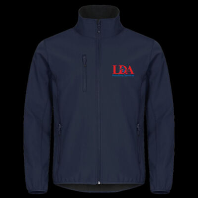 Printed LDA Plumbing Services Left Chest - Classic Softshell Jacket Thumbnail