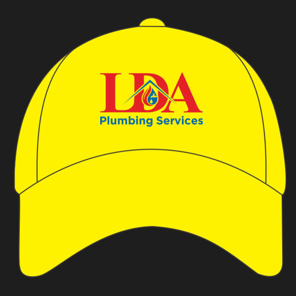 Printed LDA Plumbing Services Left Chest - Houston 5-Panel Printers Cap Thumbnail