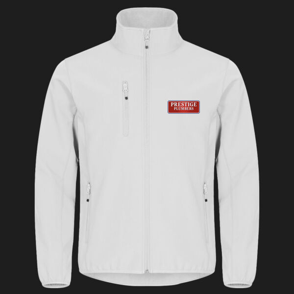 Printed Prestige Plumbers Left Chest - Classic Softshell Jacket Thumbnail