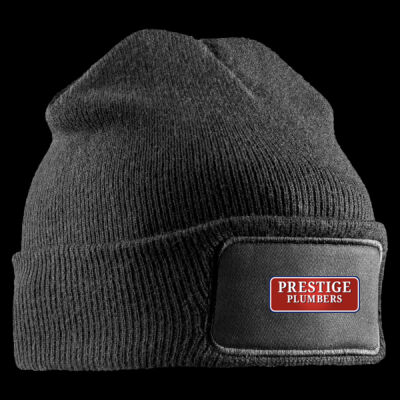 Printed Prestige Plumbers Left Chest - Double Knit Printers Beanie Thumbnail