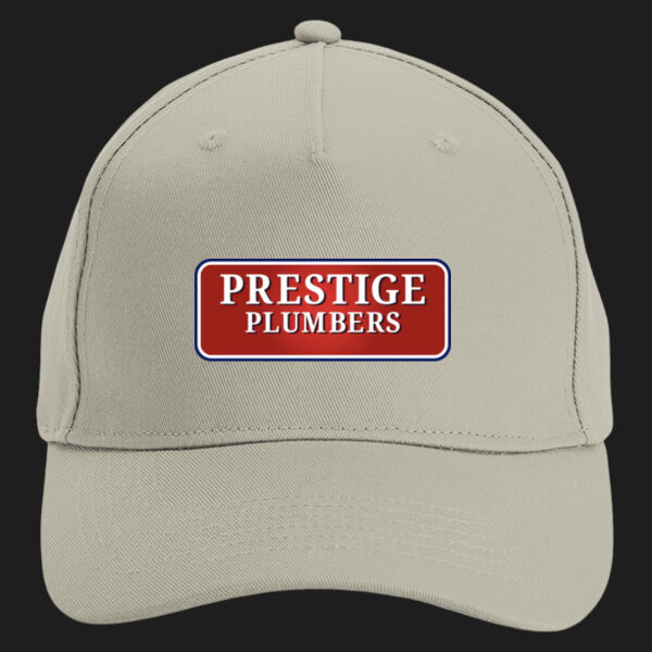 Printed Prestige Plumbers Left Chest - Organic Cotton 5 Panel Cap Thumbnail