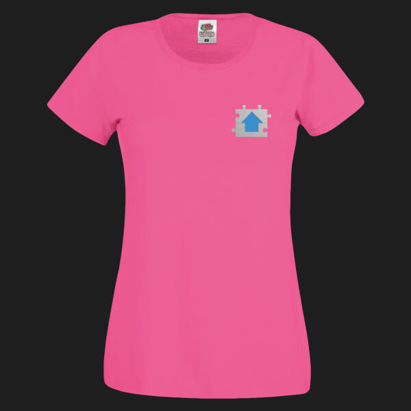 Printed Jigsaw Plumbing and Gas Left Chest - Ladies' Original T Thumbnail