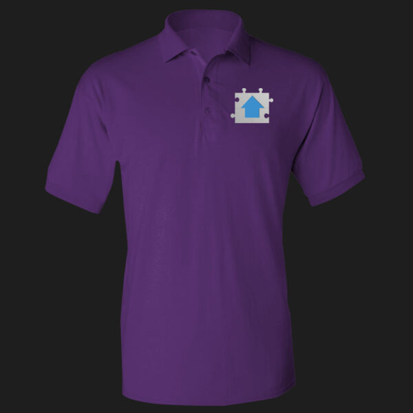 Printed Jigsaw Plumbing and Gas Left Chest - DryBlend® Adult Jersey Polo Thumbnail