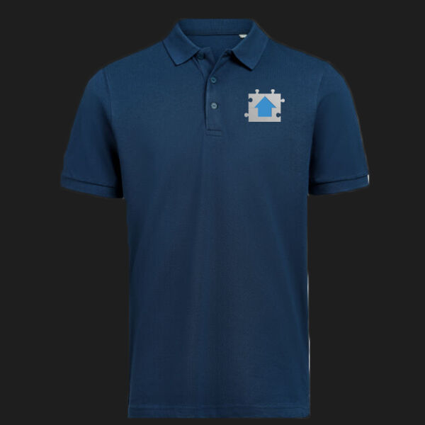 Printed Jigsaw Plumbing and Gas Left Chest - Polo Regular Fit Thumbnail