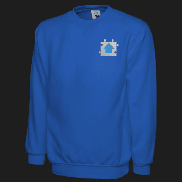 Printed Jigsaw Plumbing and Gas Left Chest - Classic Sweatshirt Thumbnail