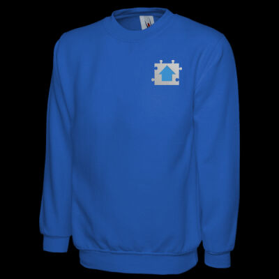 Printed Jigsaw Plumbing and Gas Left Chest - Classic Sweatshirt Thumbnail