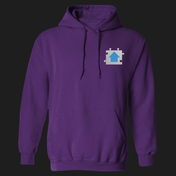 Printed Jigsaw Plumbing and Gas Left Chest - Heavy Blend™ Adult Hooded Sweatshirt Thumbnail
