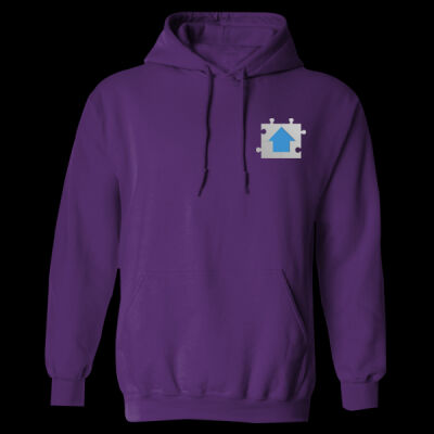 Printed Jigsaw Plumbing and Gas Left Chest - Heavy Blend™ Adult Hooded Sweatshirt Thumbnail