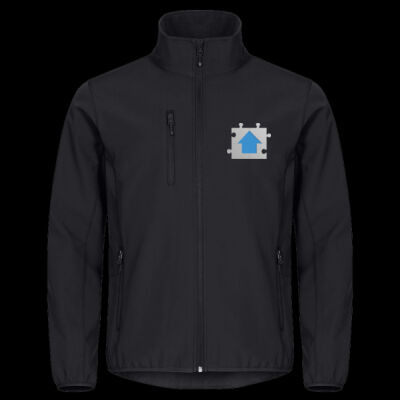 Printed Jigsaw Plumbing and Gas Left Chest - Classic Softshell Jacket Thumbnail