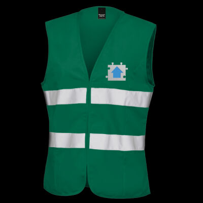Printed Jigsaw Plumbing and Gas Left Chest - Women's Safety Vest Thumbnail