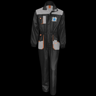 Printed Jigsaw Plumbing and Gas Left Chest - Lite Coverall Thumbnail