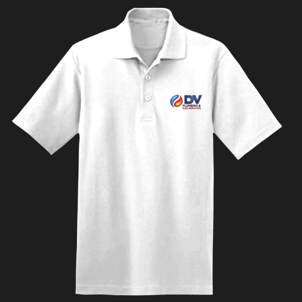 Printed Dv Plumbing and Gas Services Left Chest - UCC Everyday Polo Thumbnail