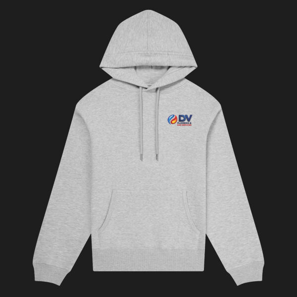 Printed Dv Plumbing and Gas Services Left Chest - Organic Hoodie Thumbnail
