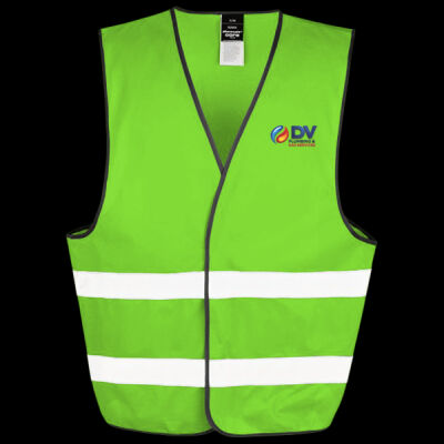 Printed Dv Plumbing and Gas Services Left Chest - Enhance Visibility Vest Thumbnail