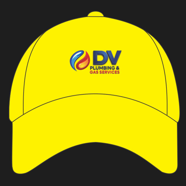 Printed Dv Plumbing and Gas Services Left Chest - Houston 5-Panel Printers Cap Thumbnail