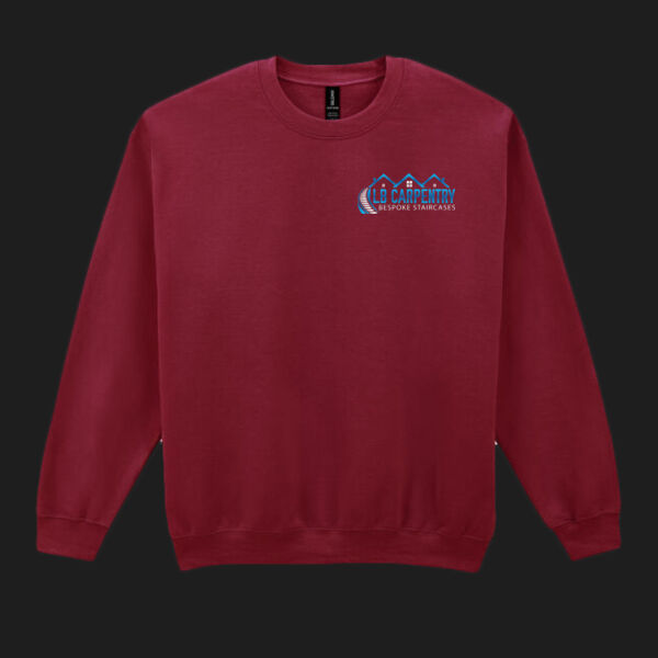 Printed LB Carpentry Bespoke Staircases Left Chest - Heavy Blend™ Adult Crewneck Sweatshirt Thumbnail