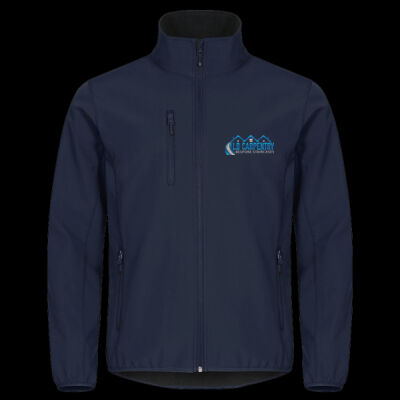 Printed LB Carpentry Bespoke Staircases Left Chest - Classic Softshell Jacket Thumbnail