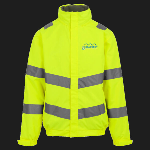 Printed LB Carpentry Bespoke Staircases Left Chest - Hi-Vis Pro Contract Dover Jacket (Class 3) Thumbnail