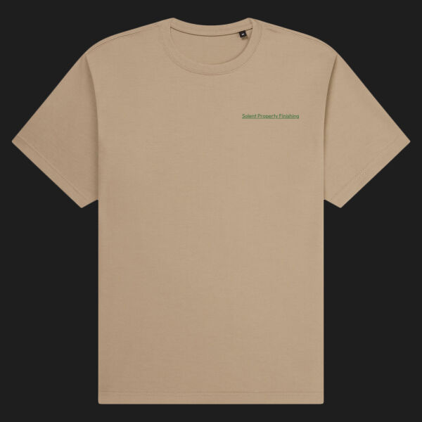 Printed Solent Property Finishing Left Chest - Organic Heavy T-Shirt Thumbnail