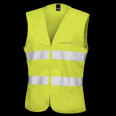 Printed Solent Property Finishing Left Chest - Women's Safety Vest Thumbnail