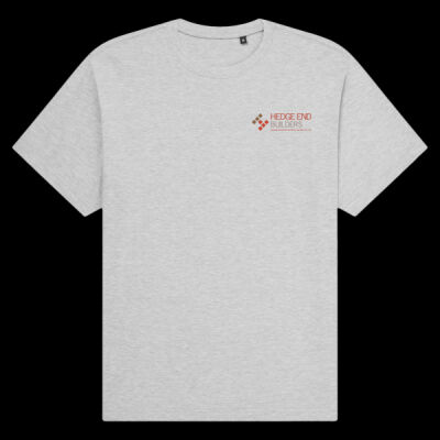 Printed Hedge End Builders Left Chest - Organic Heavy T-Shirt Thumbnail