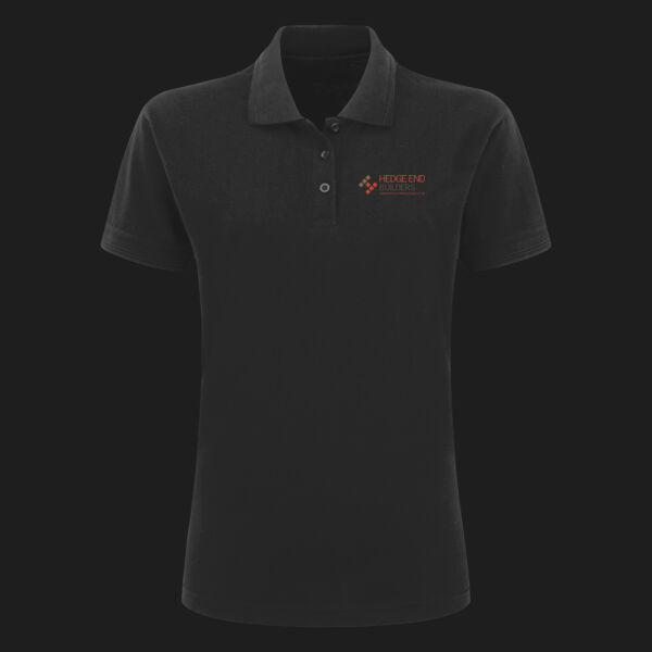 Printed Hedge End Builders Left Chest - UCC Ladies' Classic Polo Thumbnail