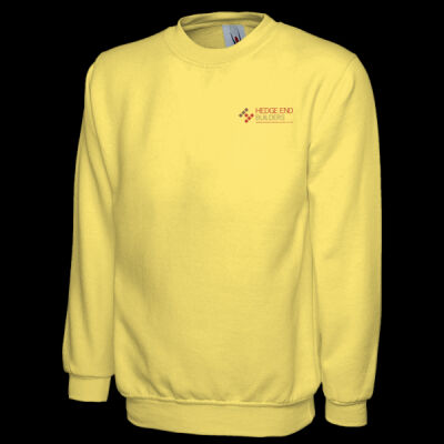 Printed Hedge End Builders Left Chest - Classic Sweatshirt Thumbnail