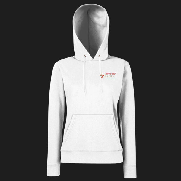 Printed Hedge End Builders Left Chest - Ladies' Classic Hooded Sweat Thumbnail