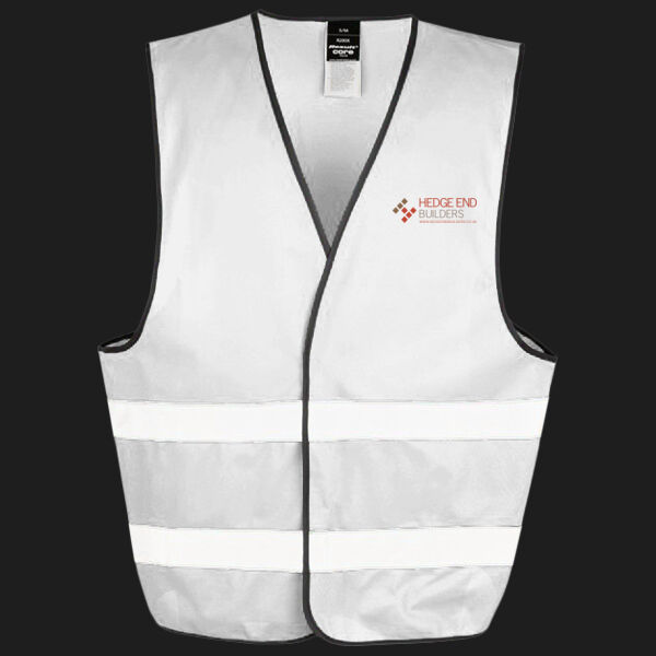 Printed Hedge End Builders Left Chest - Enhance Visibility Vest Thumbnail